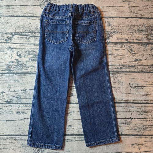 The Childrens Place Youth Boys Blue Medium Wash Denim Straight Leg Jeans Size 4T - Picture 6 of 6