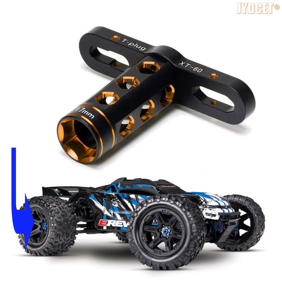 Clé à Douille 17mm Pour écrous De Roue De Voiture RC 1/8 - Outil De Démontage Rapide