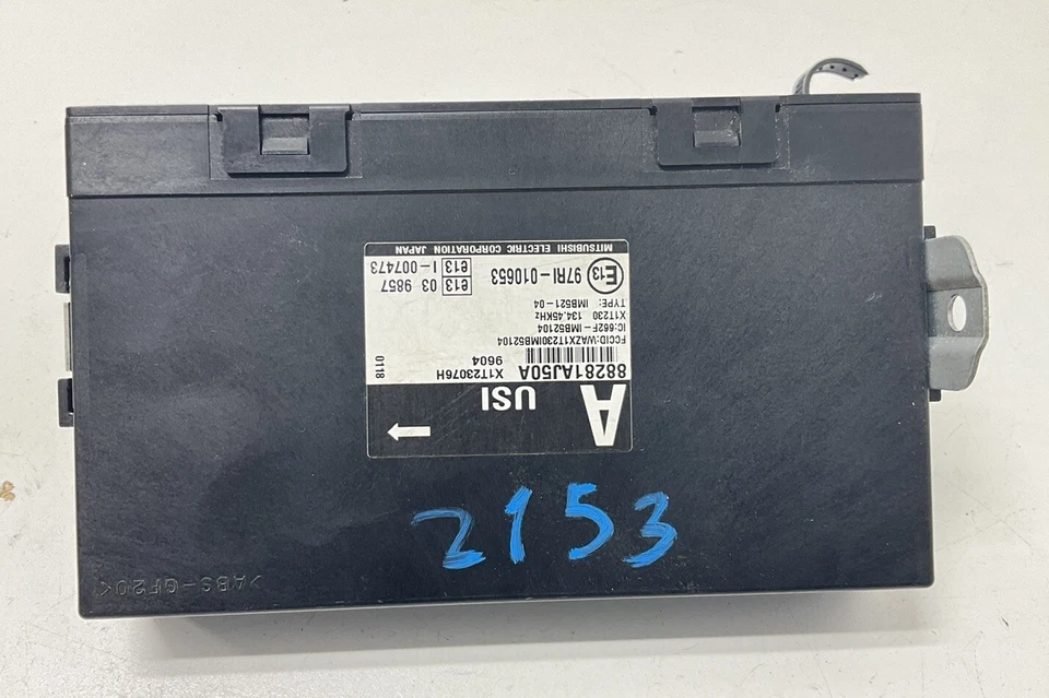 Módulo de control integrado de bloqueo de robo Subaru Outback 2010 OEM Foto 4 de 4