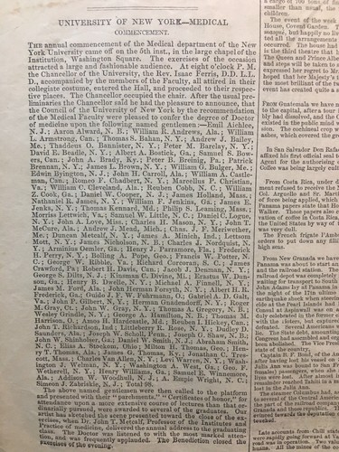 NYU Medical School Graduation 1856 San Francisco Earthquake-NE Maple Sugar - Picture 3 of 11