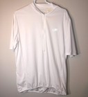 New ListingPerformance All White 1/2 Zip Short Sleeve Cycling Jersey Men's Sz Xl