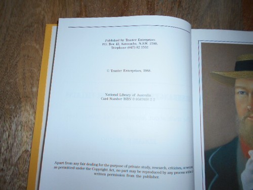 SIGNED. EDGAR PENZIG. Bushrangers: Heroes or Villains. #835 of 2000. Ltd Ed. - Bild 4 von 6