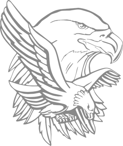 Eagle decal  Sticker 43 Different colors available - Picture 43 of 45