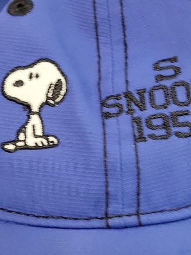 Peanuts Snoopy Cedar Fair Blue Nylon Adjustable Baseball Cap - Picture 10 of 14