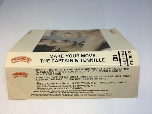 THE CAPTAIN & TENNILLE Cassette MAKE YOUR MOVE 1979 Polygram Records NBL5-7188 - Picture 2 of 4