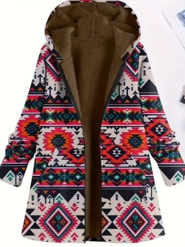 Solid Hooded Teddy Coat, Casual Long Sleeve Open Front Warm Outerwear, Women's C - Picture 8 of 38