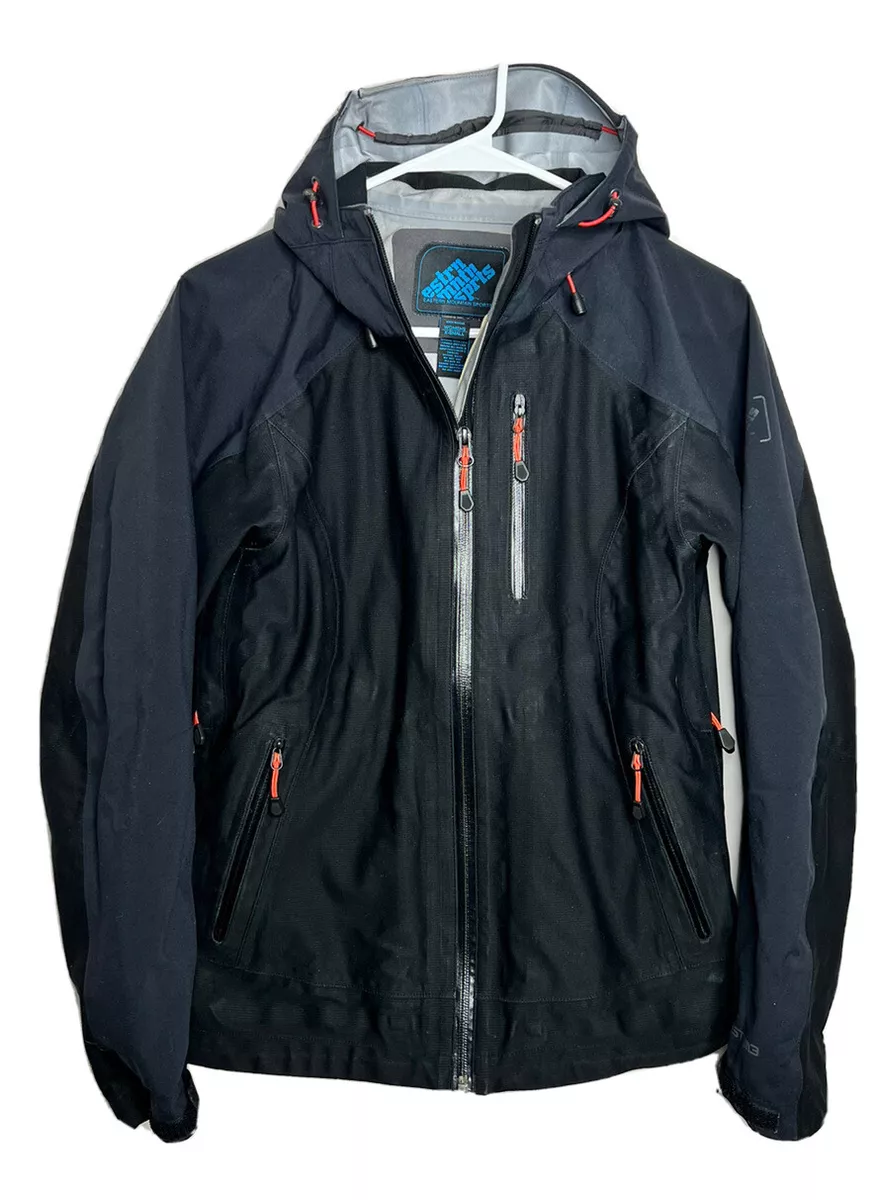 Eastern Mountain Sports EMS Womens Jacket Wind Rain Black Size