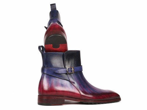 Paul Parkman Men's Multicolor Patina Jodhpur Boots (955MIX32) - Picture 6 of 6