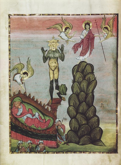 The Temptation of St Anthony 15th Century by Schongauer 7x5 Inch Print