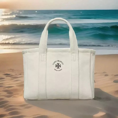 NUEVO Mini bolso de mano de lona Tory Burch - Imagen 3 de 12