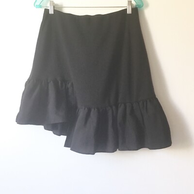 Cotton on black ruffle skirt hot sale