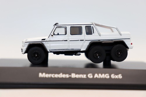 Modelli BOS 1/87 Mercedes-Benz G AMG 6*6 Resina Bianca Giocattolo Auto Scala HO - Foto 19 di 22