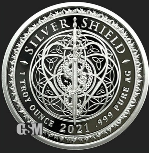 Silver Shield The Voting Dead 2021 1 oz a prueba de plata con certificado de autenticidad USSA 2020 #18 miembros - Imagen 2 de 3