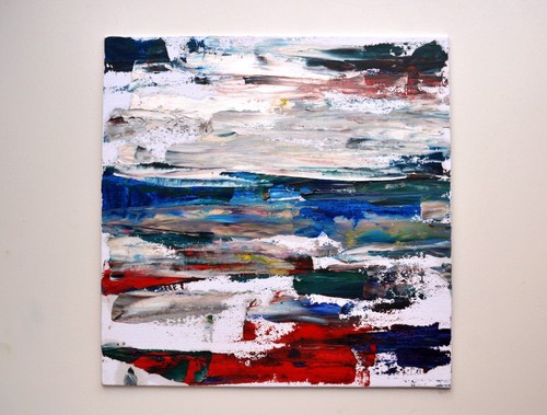 Original Abstract Painting Bold Color Field Expression Modern Fine Art - Picture 2 of 6