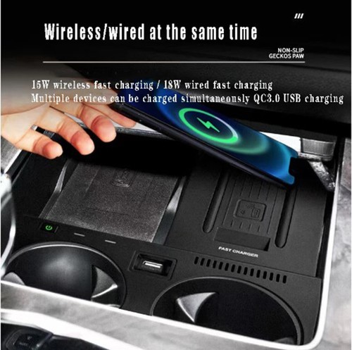 For Bmw X5  X6 X7 2020-2022 Mobile Phone Wireless Charger Assembly Kit Cover - Bild 7 von 12