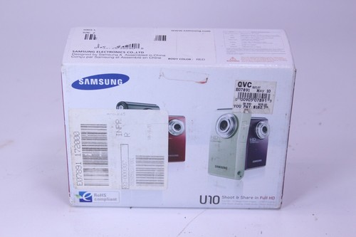 Samsung Flashcam HMX-U10 High Definition Camcorder - RED - EXCELLENT USED