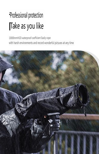 Professional Waterproof Camera Rain Cover Coat For Canon Nikon Sony DSLR Camera - Picture 5 of 11