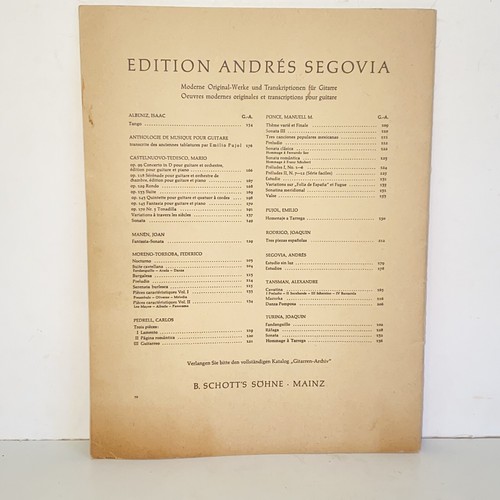 1953 Die Stunde Der Gitarre Sheet Music Easy Classical Guitar Compositions - Picture 13 of 14