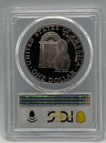 1992 W WHITE HOUSE COMMEMORATIVE PROOF SILVER DOLLAR PCGS PR70DCAM - Picture 2 of 2
