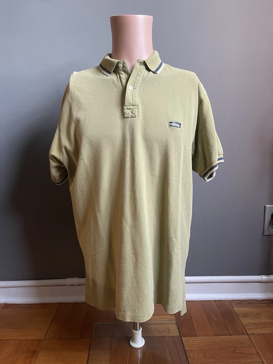Vintage STUSSY Polo Knit Size Medium Mens Skater Logo Y2K | eBay