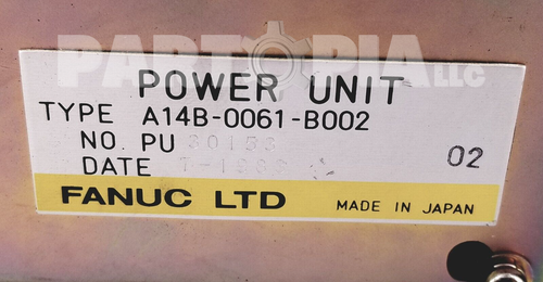 Fanuc A14B-0061-B002 Power Unit, F6 Control, 200 / 220 Vac, A20B-1000-0030/06A - Bild 3 von 10