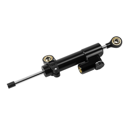 Black Stabilizer Steering Damper & Mounting Bracket For Kawasaki Z650 ER650 ABS - Picture 2 of 6