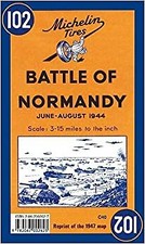 Battle Of Normandy Michelin Historical Map 102 Map Michelin Historical Maps 102