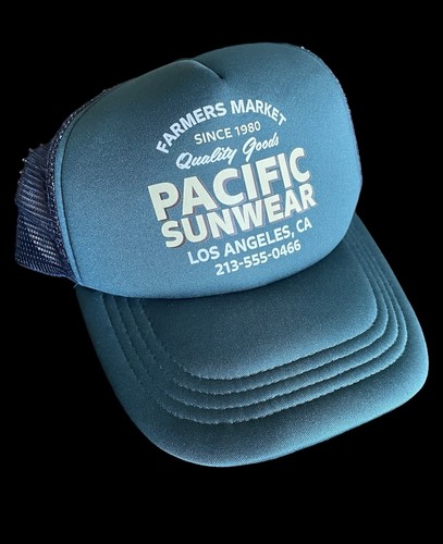 PACIFIC SUNWEAR Farmers Market Snapback Unisex Trucker Hat Nuevo - Imagen 9 de 14