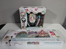 Squishmallows Wireless Keyboard, Mouse Pad, Mouse, And Headset w/ Mic Jazwares 