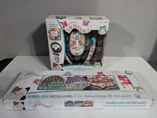 Squishmallows Wireless Keyboard, Mouse Pad, Mouse, And Headset w/ Mic Jazwares 