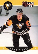 Gord Dineen 1990 Pro Set #233 Pittsburgh Penguins