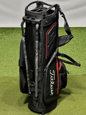 Titleist Hybrid 5 Golf Stand Bag - Black/Black/Red (‎TB21SX6