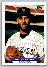 1993 Topps #634 Mo Sanford
