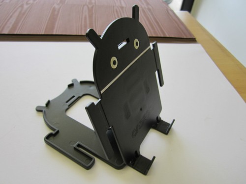 Purple Android Robot Multi Angle Stand Desk Cradle For Samsung Galaxy Tab 2/3 - Picture 3 of 4