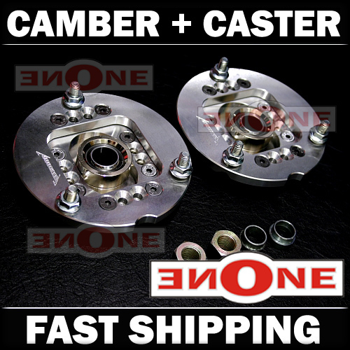 NEW! MK1 Adjustable Camber & Caster Plates BMW E30 E34 325 For Coilover Kits
