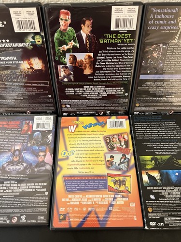 Batman DVD Movie lot. Dark Knight Tim Burton, Adam West, Michael Keaton - Imagen 7 de 15