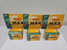3 PK Kodak Max Zoom 800 Film   35mm Sealed  1/2000 (A34)