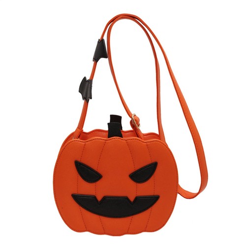 Bandolera de Halloween Bolso Bandolera de Gran Capacidad Cuero PU Calabaza - Imagen 16 de 16