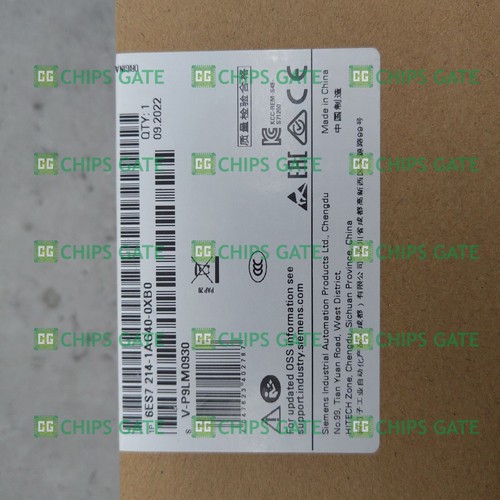 New Sealed Siemens 6ES7214-1AG40-0XB0 Module 6ES72141AG400XB0 - Picture 1 of 3