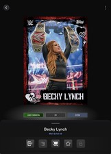 VIDEOGAME Topps WWE Slam 26 - MAIN EVENT ALL HEART Base - BECKY LYNCH