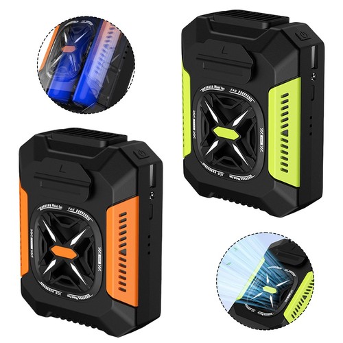 LED Clip On Waist Fan 3 Speed Adjustable Cooling for Travel and Camping - Photo 8/14