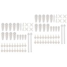 84 pcs  Picture Frame Hanging Hooks Photo Seamless Hook Tracelessness Nail