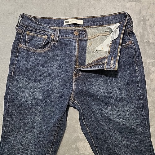 Levi's Jeans Women's W30xL30 Blue 515 Bootcut 10 Short Medium Wash Stretch Denim - Picture 7 of 12