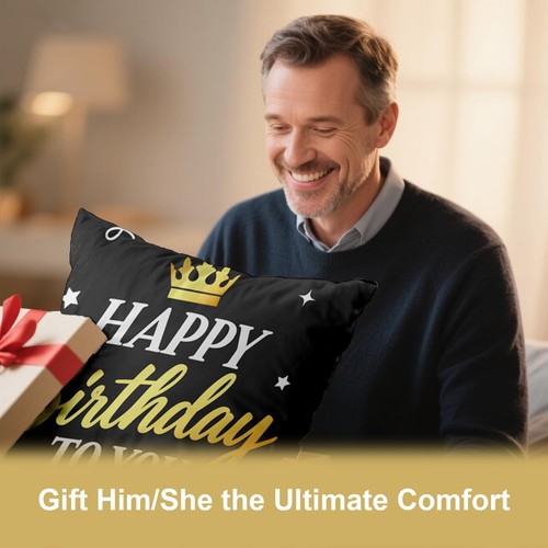 Birthday Gifts for Men Women, Birthday Throw Blanket with Zipper Ultra Soft F... - Picture 7 of 9