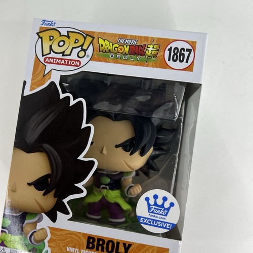Funko Pop! Vinyl: Dragon Ball - Broly - Funko (Exclusive) #1867 Figure - Picture 2 of 11