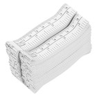 100 Stück Einweg-Maßbänder aus Papier, 1,5 m, doppelseitig, Linealband für