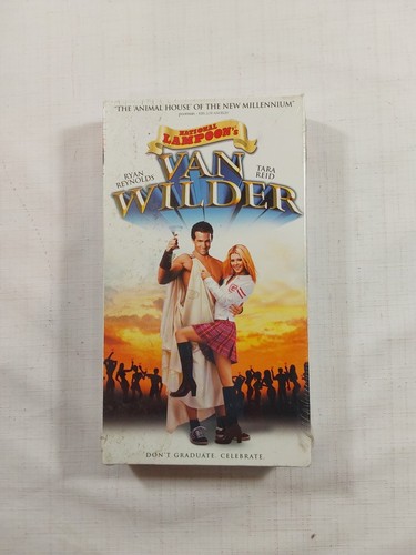 National Lampoons Van Wilder VHS 2002 Unrated Version Ryan Reynolds Tara Reid