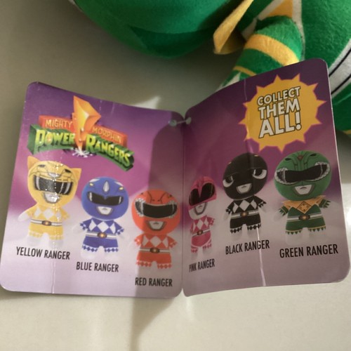 Green Mighty Morphin Power Rangers Plush by Toy Factory 7.5” NEW - Picture 8 of 8