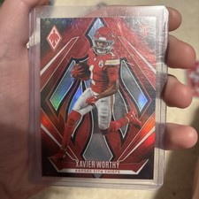 2024 Panini Phoenix - Rookies Xavier Worthy #250 Red Fade /299 (RC)