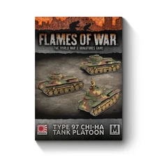 Flames of War Japanese Mid War Type 97 Chi-Ha Tank Platoon